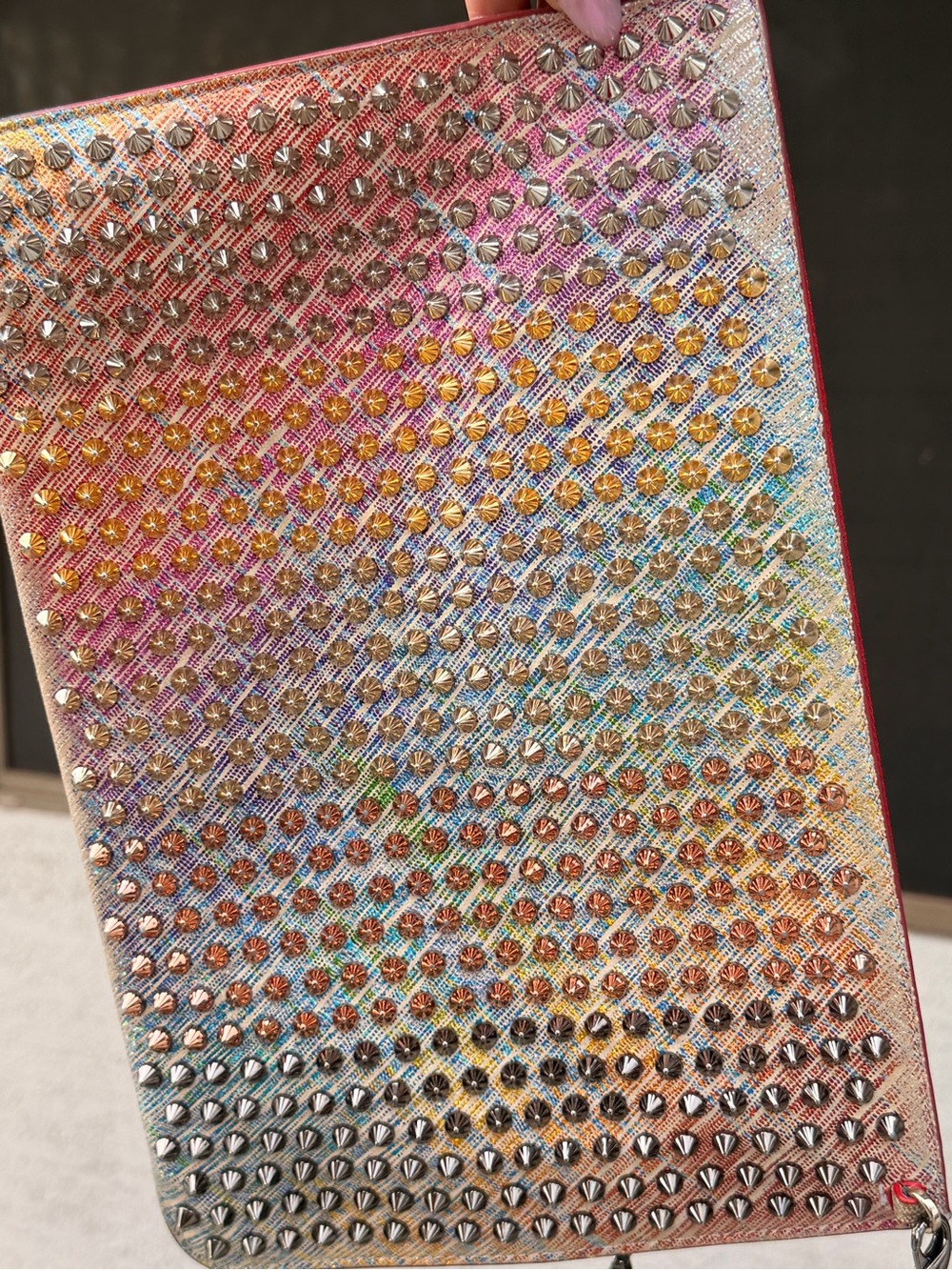 Christian Louboutin Multicolor Spiked Crossbody - Picture 11 of 11